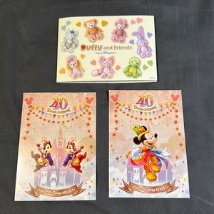 💜5 for $25 Tokyo Disney 40th Anniversary postcard set